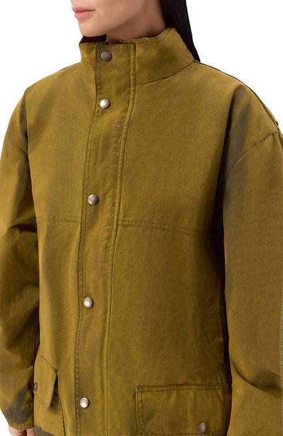 Хлопковая парка MAISON MARGIELA хаки цвета по цене 465000 руб., арт. S51AM0524/M35955, фото 5 Хлопковая парка MAISON MARGIELA, арт. S51AM0524/M35955, фото 5