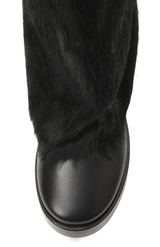 Комбинированные полусапоги Premiata M7102/CRIS/FURRY Чёрный  M7102/CRIS/FURRY Фото 6