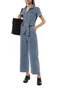 Женский джинсовый комбинезон shortsleeve anessa jumpsuit PAIGE голубого цвета, арт. 6783F46-3814 | Фото 2 (Кросс-КТ: Деним; Длина (брюки, джинсы): Стандартные; Рукава: Короткие; Случай: Повседневный; Региональные ограничения белый список (Axapta Mercury): Не проставлено; Стили: Гранж; Материал сплава: Проставлено; Нос: Не проставлено; Материал внешний: Хлопок, Деним; Драгоценные камни: Проставлено; Женское Кросс-КТ: Комбинезон-одежда)