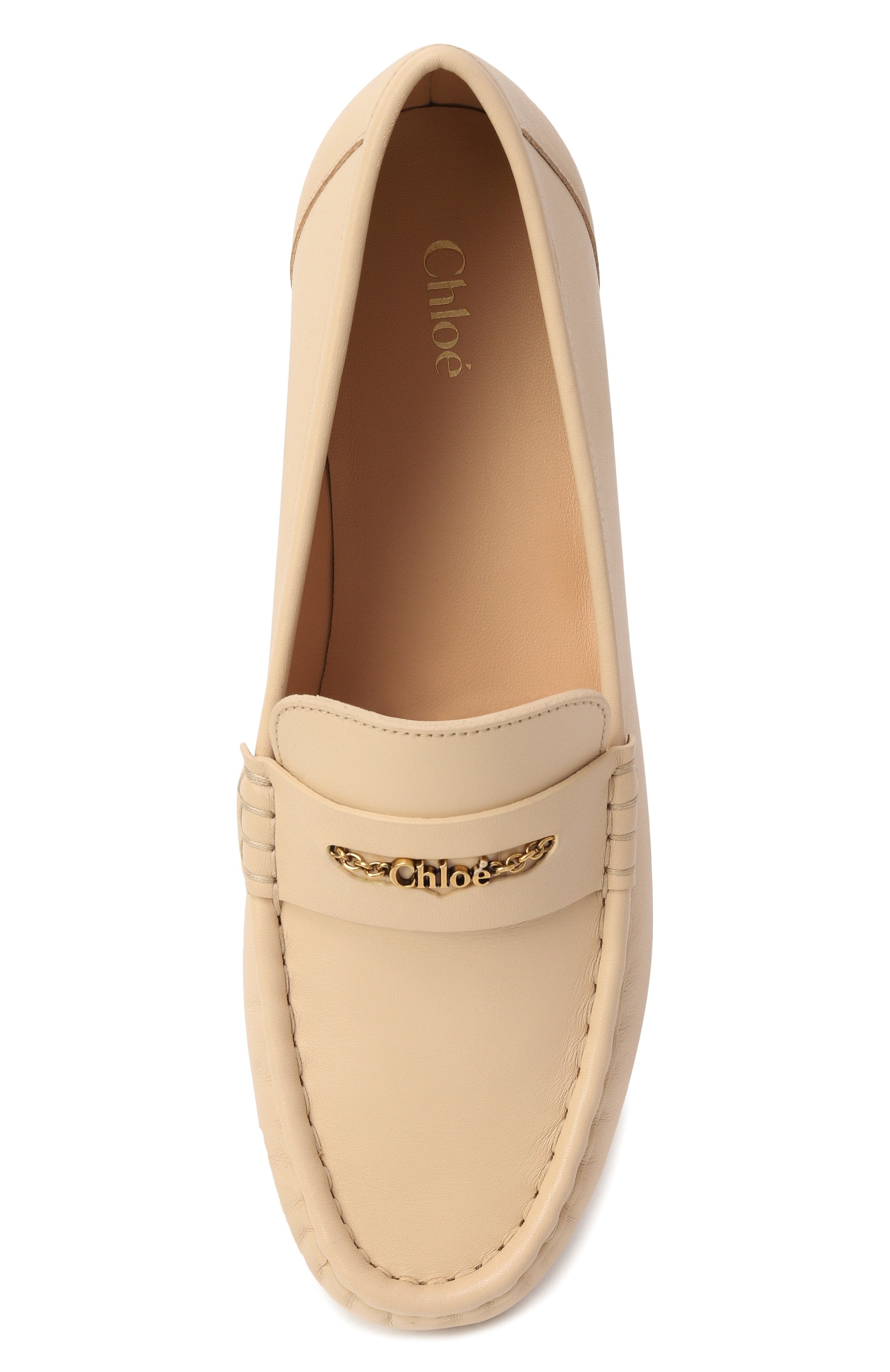Кожаные пенни-лоферы chloé CHLOÉ, арт. CHC25A11SPI, фото 6