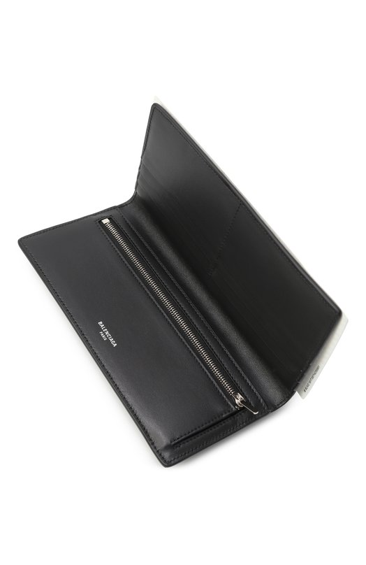 Кожаное портмоне Balenciaga 787774/2AA3R Чёрный  787774/2AA3R Фото 3