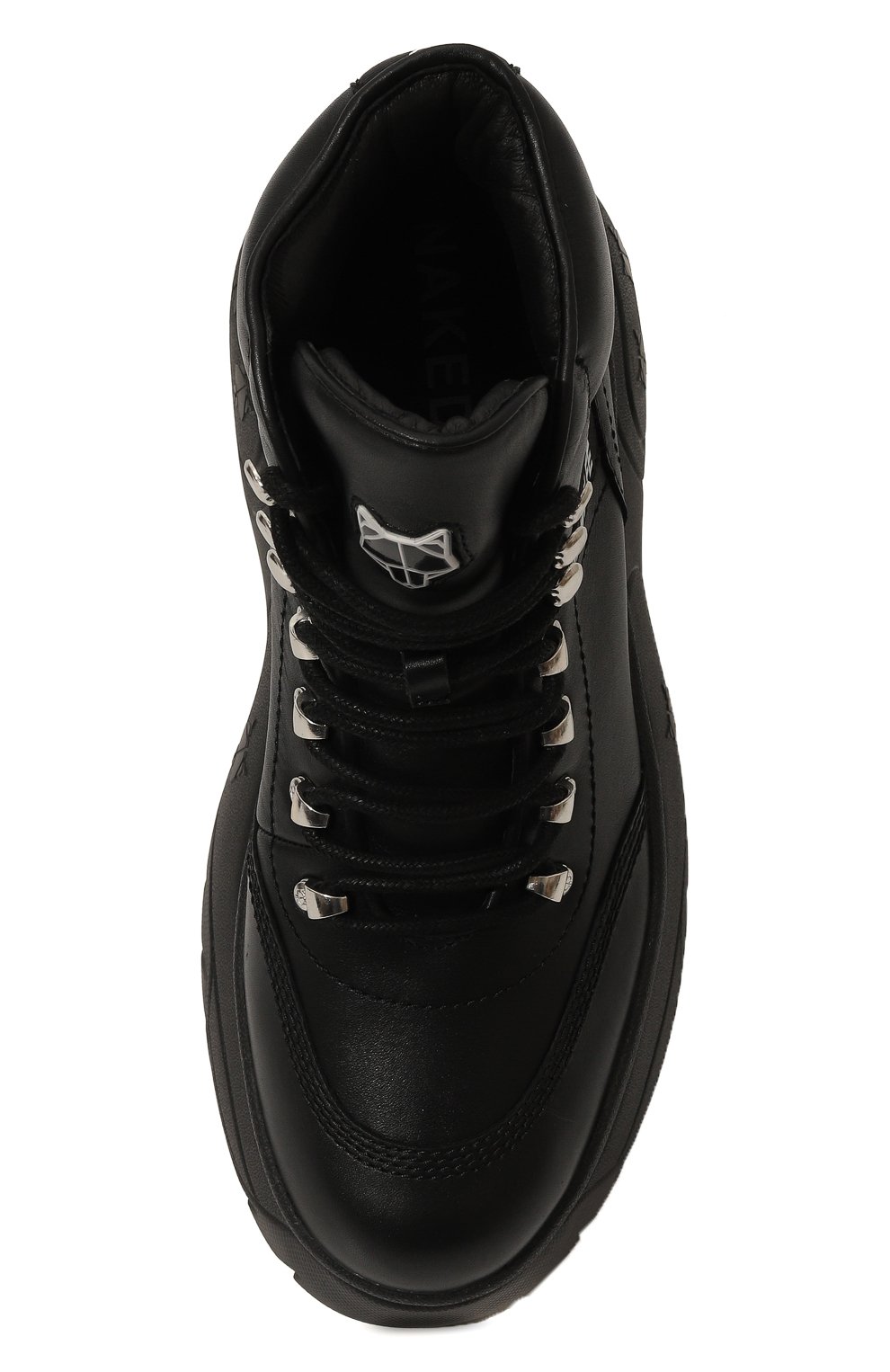 Кожаные ботинки spike NAKED WOLFE черного цвета по цене 29700 руб., арт. SPIKE, фото 6 Кожаные ботинки spike NAKED WOLFE, арт. SPIKE, фото 6