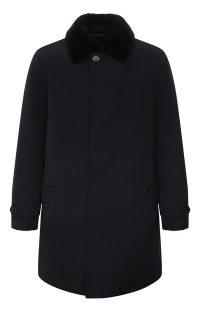 Плащ с меховой подкладкой ZEGNA, арт. U7T38/LUX6, фото 1