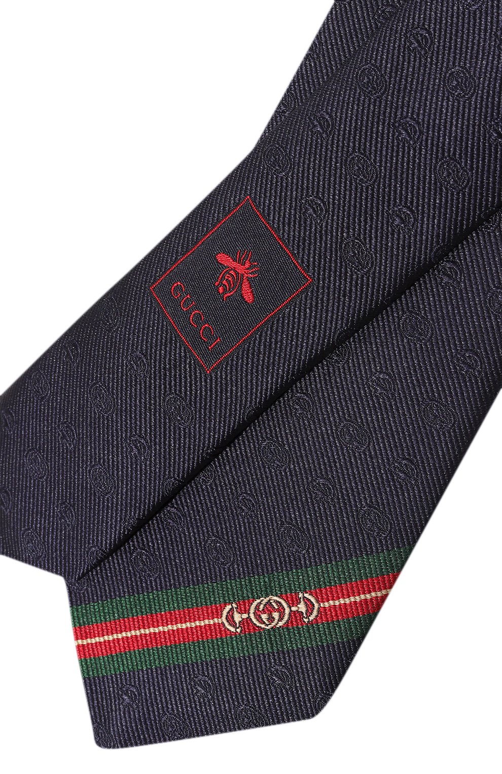 Шелковый галстук GUCCI, арт. 624057 4E002, фото 4