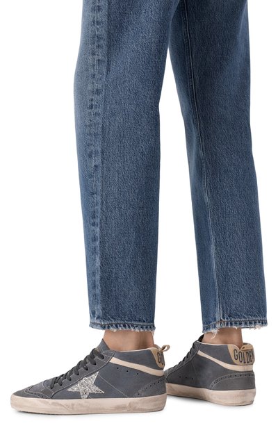 Замшевые кеды mid star GOLDEN GOOSE DELUXE BRAND, арт. GWF00122.F007917, фото 2