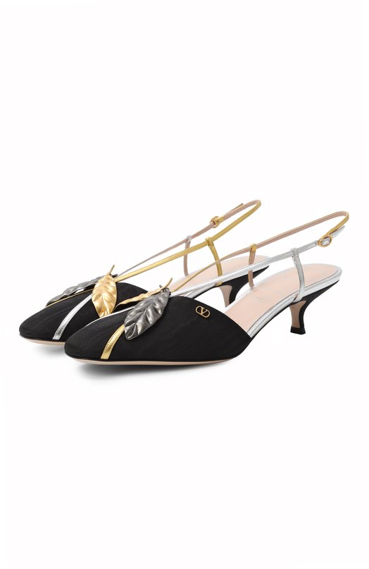 Текстильные туфли Foliefoliage 45 Valentino 6W2S0LI7/EMJ Чёрный 6W2S0LI7/EMJ
