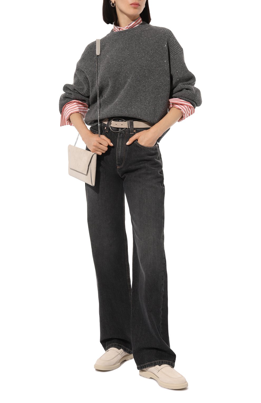 Свитер из кашемира и шерсти BRUNELLO CUCINELLI, арт. MBM75BP413, фото 2