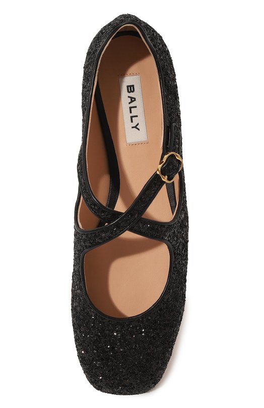 Комбинированные балетки Byntia-GL Bally WA0502/TE071 Чёрный  WA0502/TE071 Фото 6