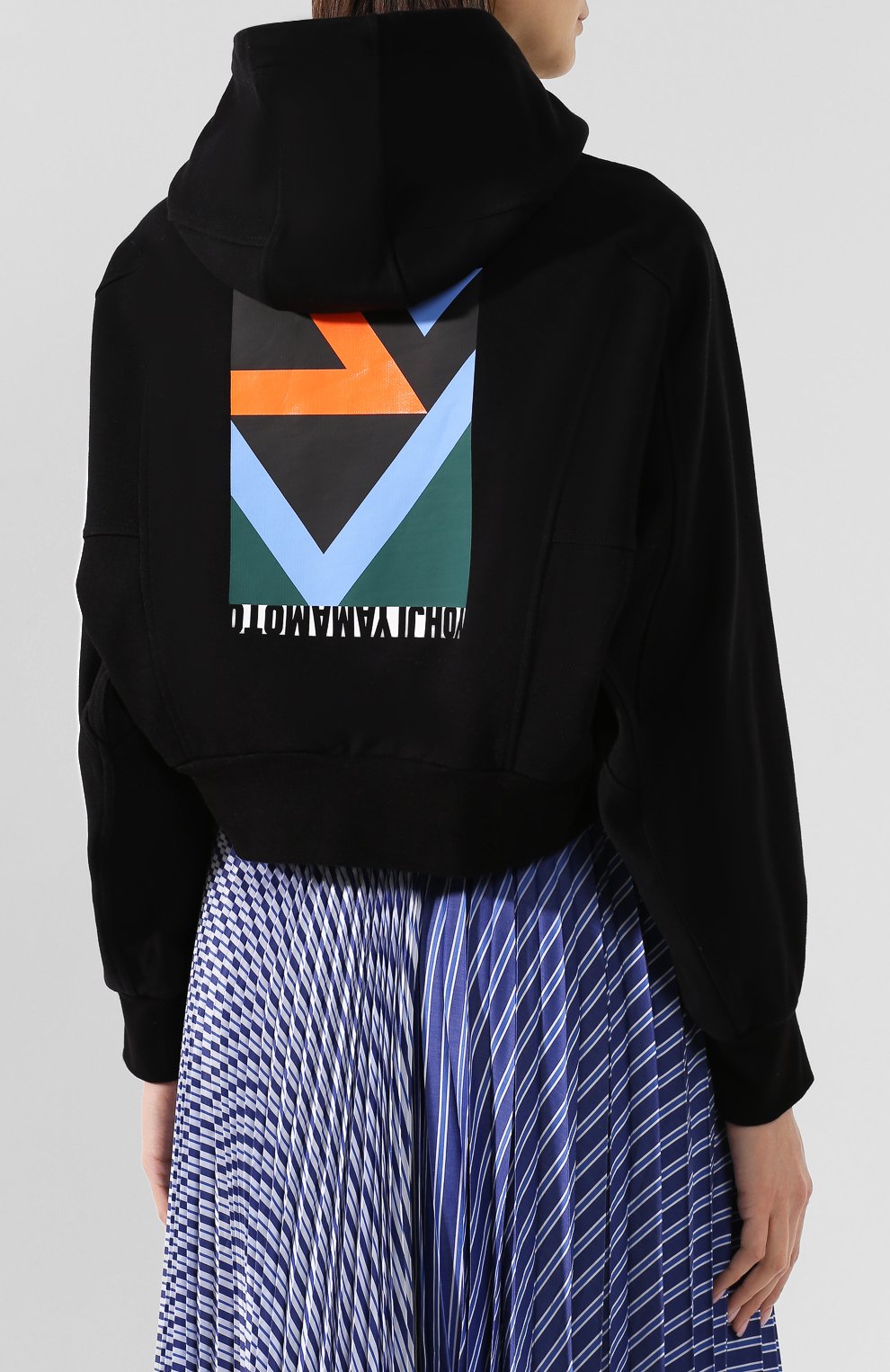 Хлопковое худи Y-3, арт. FS5591/W, фото 4