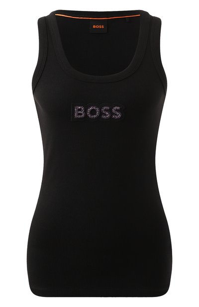 Женская хлопковая майка BOSS ORANGE, арт. 50527580