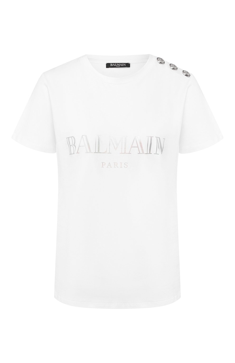 Хлопковая футболка с логотипом бренда BALMAIN, арт. PF01000/I015, фото 1