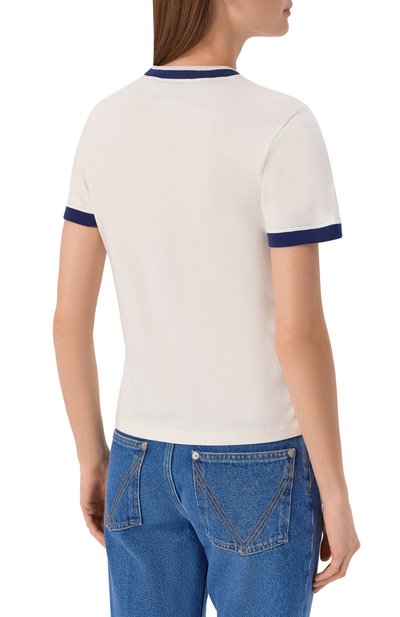 Хлопковая футболка GUCCI, арт. 756596/XJFV8, фото 4