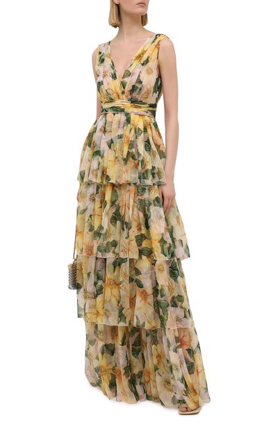 Шелковое платье DOLCE & GABBANA, арт. F6I7IT/IS1E5, фото 2
