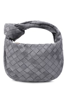 Женская сумка jodie mini BOTTEGA VENETA серого цвета, арт. 651876/V1QE0 | Фото 1 (Сумки-технические: Сумки top-handle; Материал: Натуральная кожа, Натуральная замша; Региональные ограничения белый список (Axapta Mercury): RU; Материал сплава: Проставлено; Размер: mini; Драгоценные камни: Проставлено)