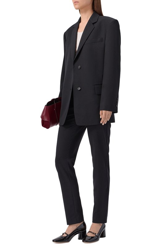 Лакированные туфли Nuova Mun Maryjane Casadei 1F052B0501/TIFFA Чёрный  1F052B0501/TIFFA Фото 3