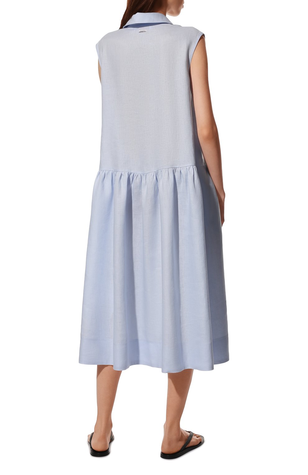 Льняное платье WEEKEND MAX MARA, арт. GETTO 32210626, фото 4