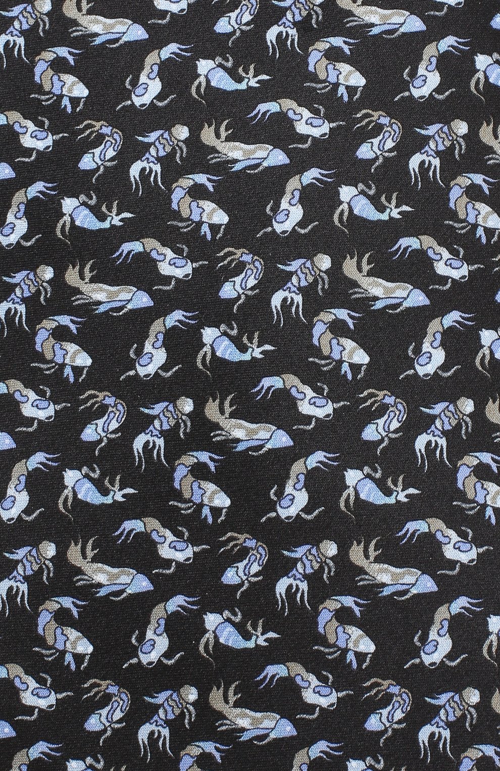 Шелковый галстук LANVIN черного цвета по цене 8415 руб., арт. 2330/TIE, фото 3 Шелковый галстук LANVIN, арт. 2330/TIE, фото 3