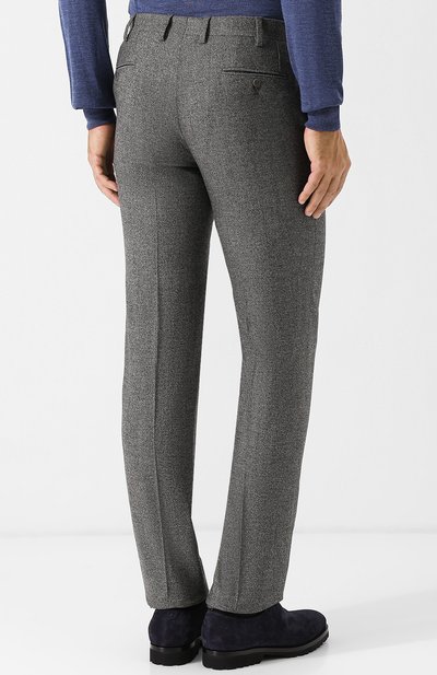 Шерстяные брюки прямого кроя BRIONI, арт. RPL810/06AAF/MEGEVE, фото 4