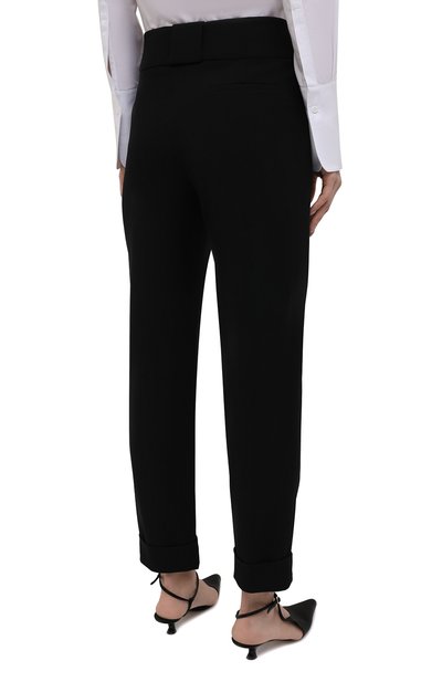 Шерстяные брюки GIORGIO ARMANI черного цвета по цене 109500 руб., арт. 1SHPP0G5/T01HK, фото 4 Шерстяные брюки GIORGIO ARMANI, арт. 1SHPP0G5/T01HK, фото 4