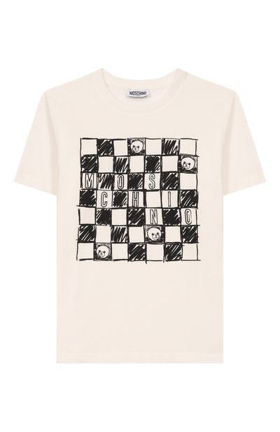 Хлопковая футболка MOSCHINO, арт. HUM05G/LAA01/10-14