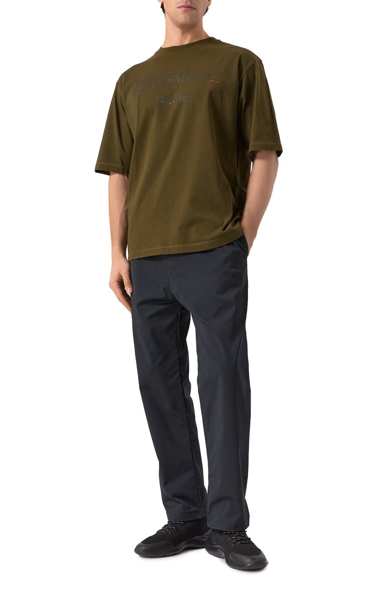 Мужские комбинированные кроссовки fly DSQUARED2 черного цвета, арт. SNM0413/59204345 | Фото 2 (Материал сплава: Проставлено; Подошва: Массивная; Материал внутренний: Текстиль; Драгоценные камни: Проставлено; Материал внешний: Текстиль; Кросс-КТ: Низкие; Стили: Классический; Материал утеплителя: Без утеплителя)