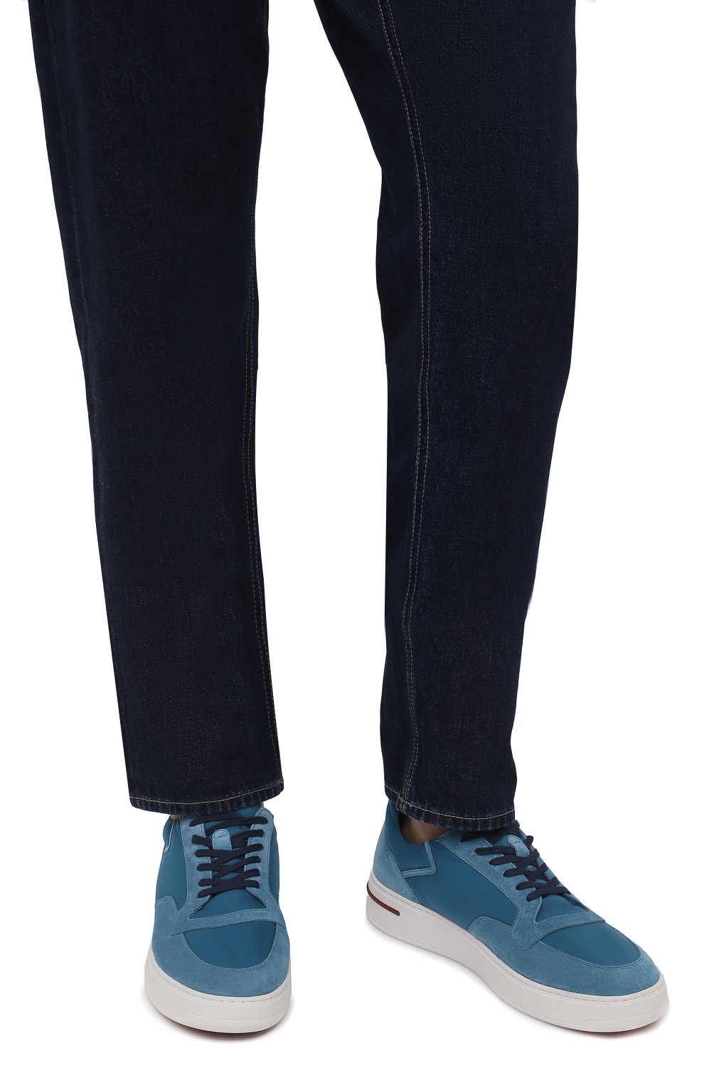 Комбинированные кеды newport walk LORO PIANA, арт. FAM1713, фото 3