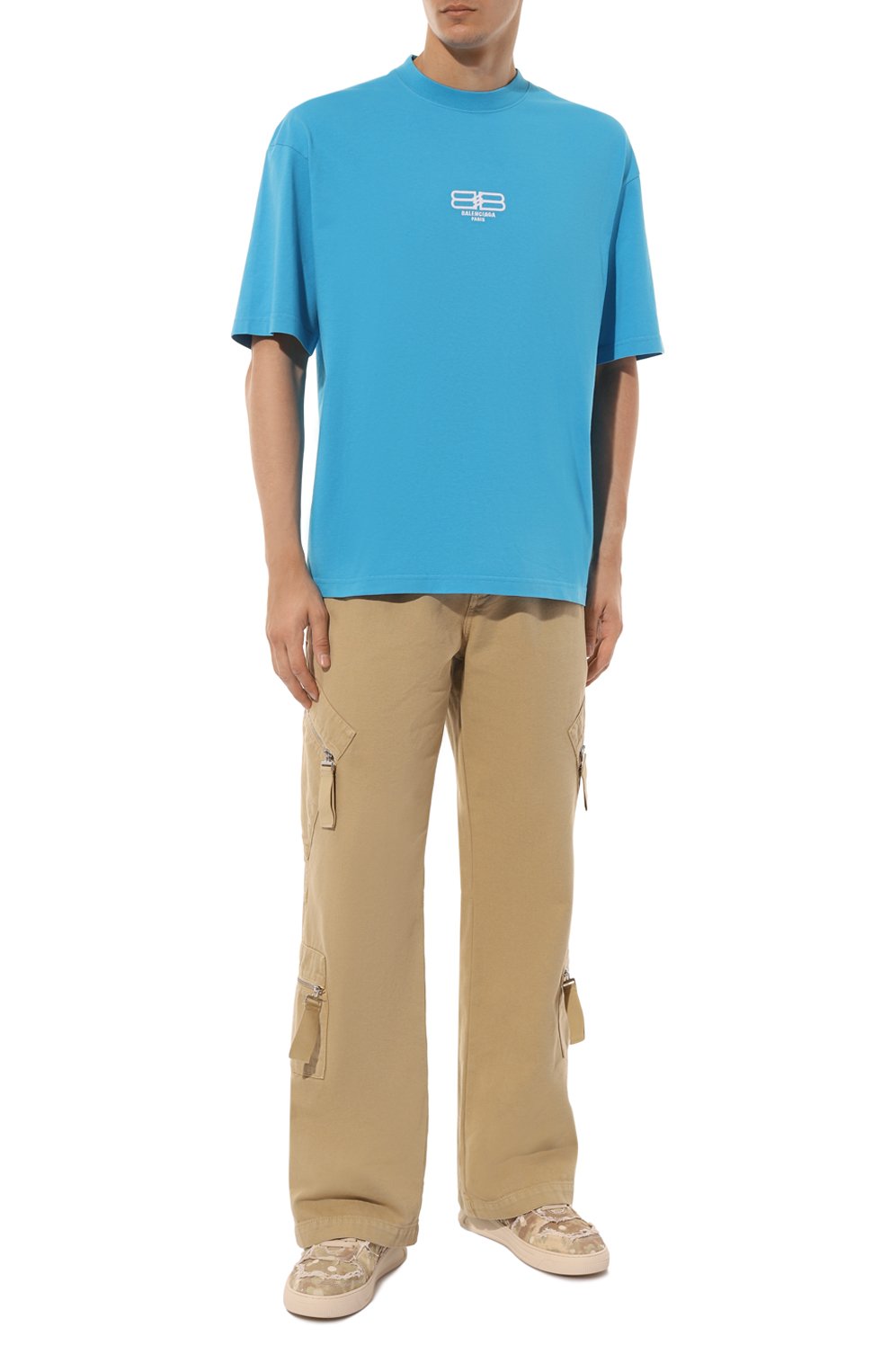 Хлопковая футболка BALENCIAGA, арт. 612966/TMVG7, фото 2