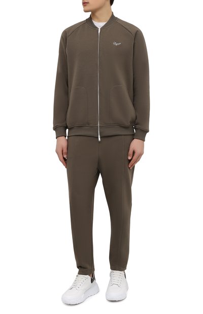 Хлопковый спортивный костюм ZEGNA, арт. N6HB91260, фото 1