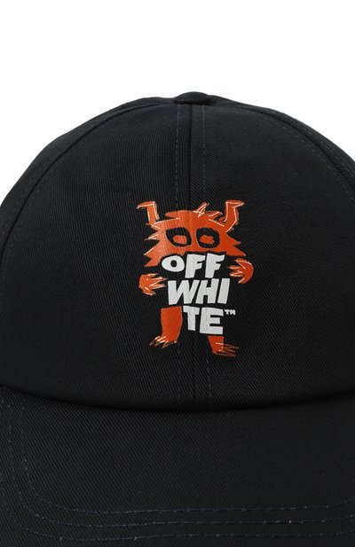 Хлопковая бейсболка OFF-WHITE, арт. OBLB001F22FAB0034620, фото 3
