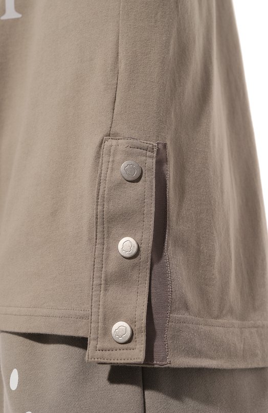 Хлопковая футболка Tee Library Бежевый, фото 5