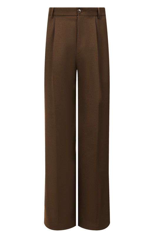 Шерстяные брюки Dries Van Noten 020900-2045-705 Коричневый 020900-2045-705
