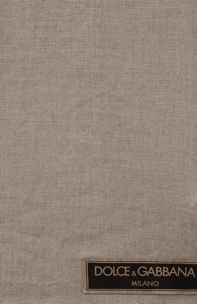 Льняная рубашка DOLCE & GABBANA светло-бежевого цвета по цене 38100 руб., арт. L44S02/G7NWR, фото 3 Льняная рубашка DOLCE & GABBANA, арт. L44S02/G7NWR, фото 3