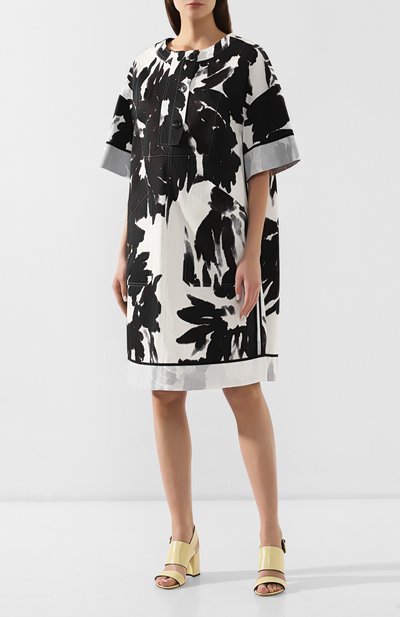 Хлопковое платье DRIES VAN NOTEN, арт. 191-11012-7101, фото 3