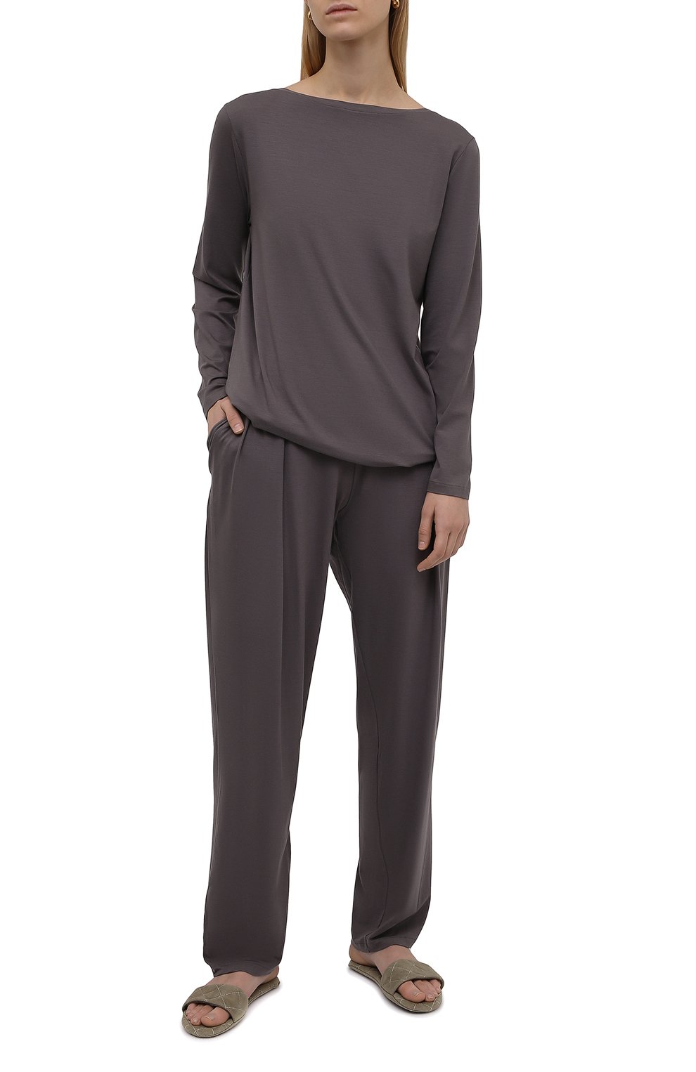 Брюки ZIMMERLI серого цвета по цене 25650 руб., арт. 700-4161, фото 2 Брюки ZIMMERLI, арт. 700-4161, фото 2