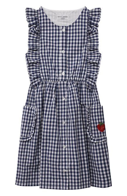 Хлопковое платье SONIA RYKIEL ENFANT, арт. 21S1DR11
