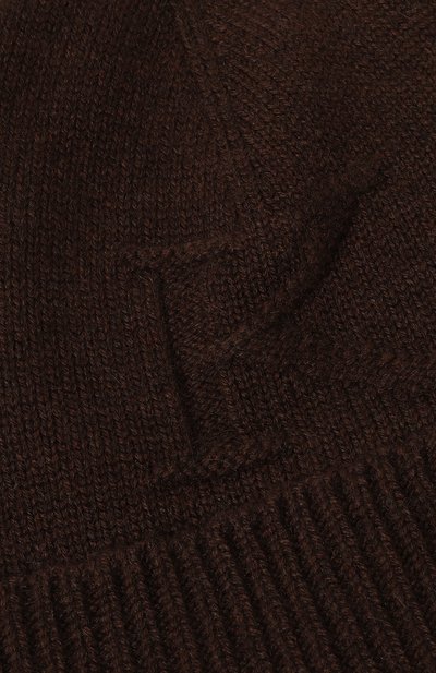 Кашемировая шапка KITON коричневого цвета по цене 29950 руб., арт. UCAPP20K0212F10, фото 3 Кашемировая шапка KITON, арт. UCAPP20K0212F10, фото 3