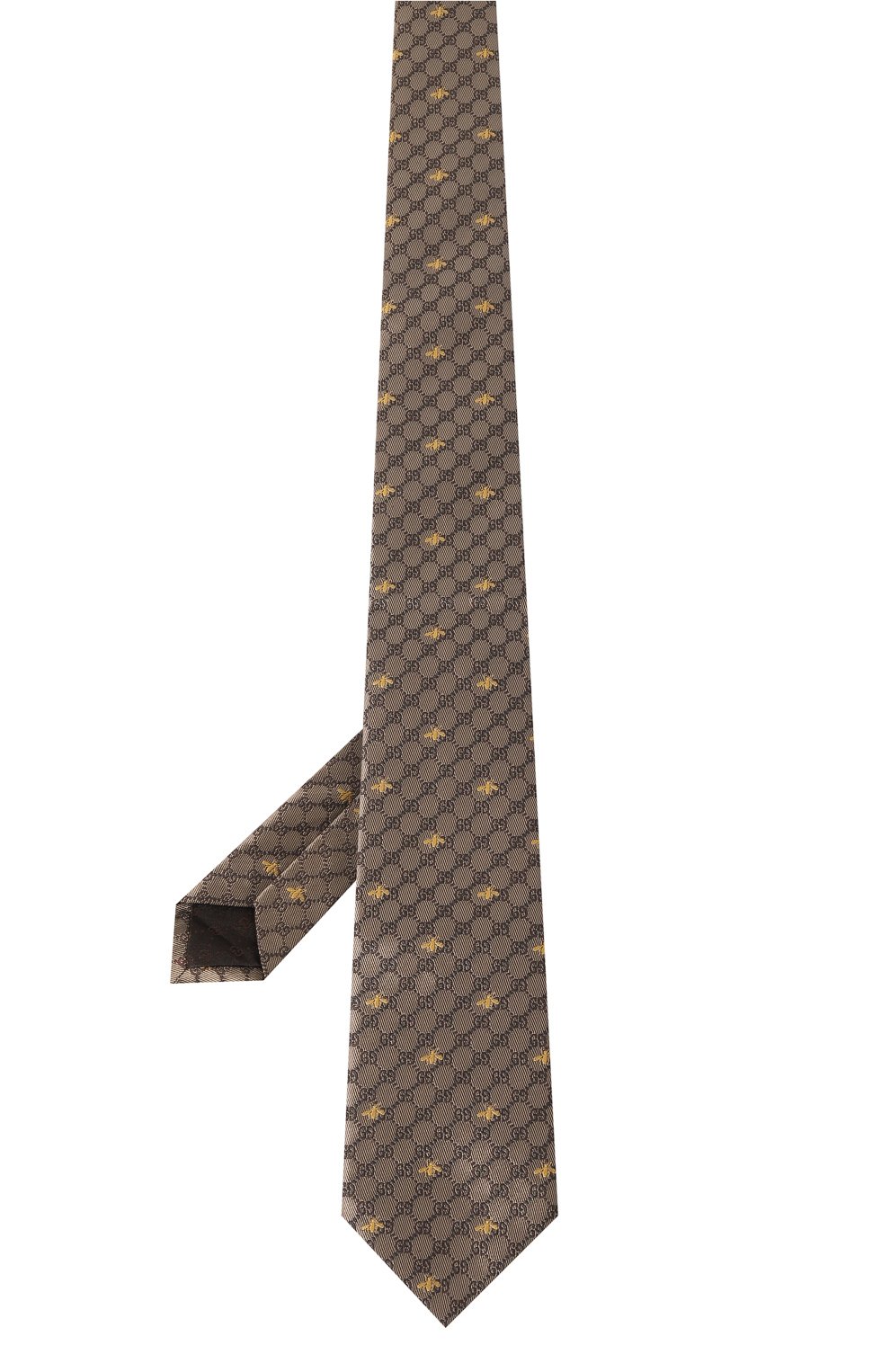 Шелковый галстук GUCCI, арт. 545078 4E002, фото 3