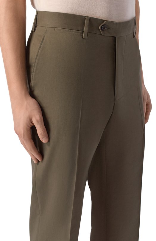 Хлопковые брюки MVST M25.1MM.T411/531 Хаки  M25.1MM.T411/531 Фото 5