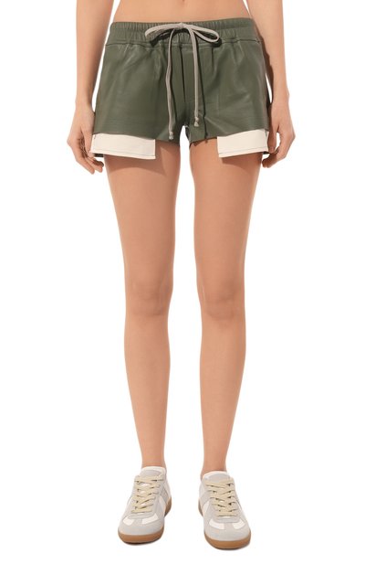 Кожаные шорты RICK OWENS, арт. RP01C5316/LLP, фото 3