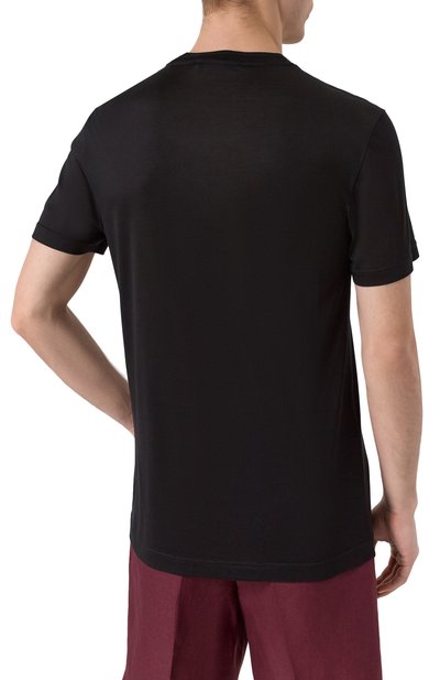 Шелковая футболка DOLCE & GABBANA, арт. G8RN8Z/FU75F, фото 4