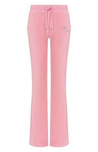Женские хлопковые брюки SPORTY AND RICH, арт. PA067716689PI07/JUICY SCRIPT VEL0UR SWEATPANT