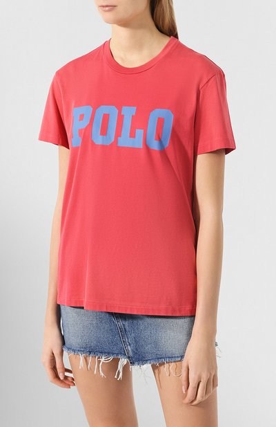 Хлопковая футболка POLO RALPH LAUREN, арт. 211744685, фото 3
