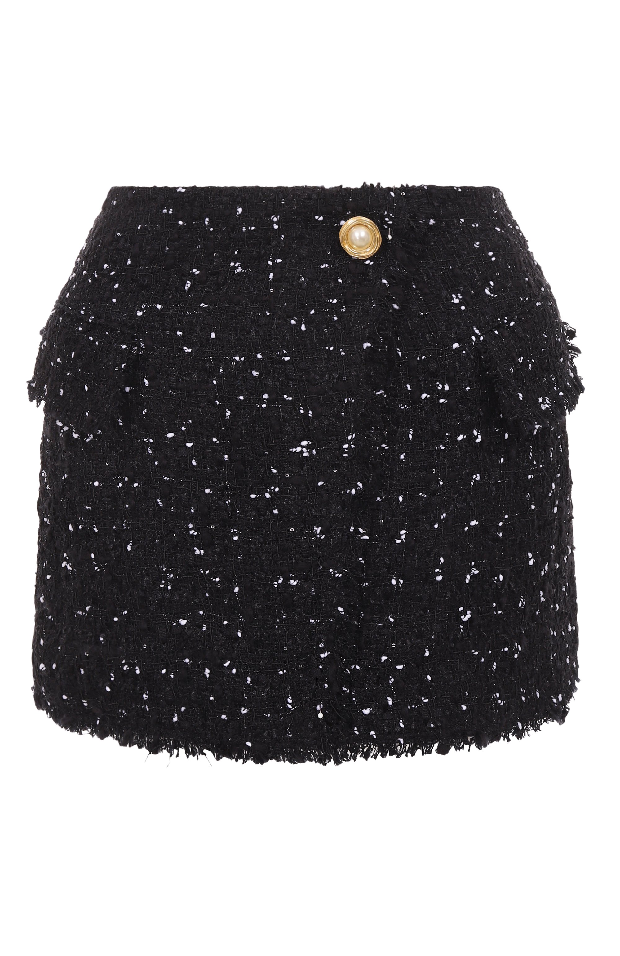 Твидовая юбка BALMAIN, арт. EF0LA514/XL06, фото 1