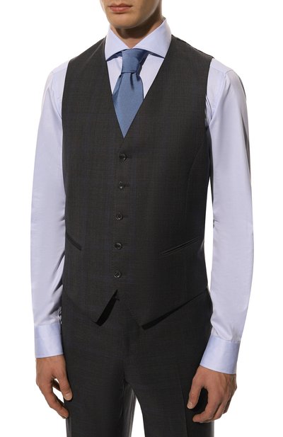 Шерстяной костюм-тройка ZILLI, арт. MQ-AN22Z2/MPQ-005--46530/0001, фото 4