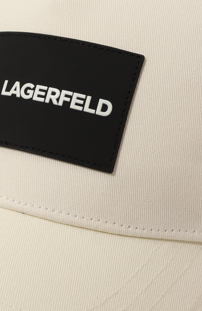 Хлопковая бейсболка KARL LAGERFELD KIDS, арт. Z30146, фото 3