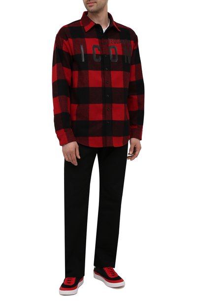 Комбинированные кеды HUGO, арт. 50455515, фото 2