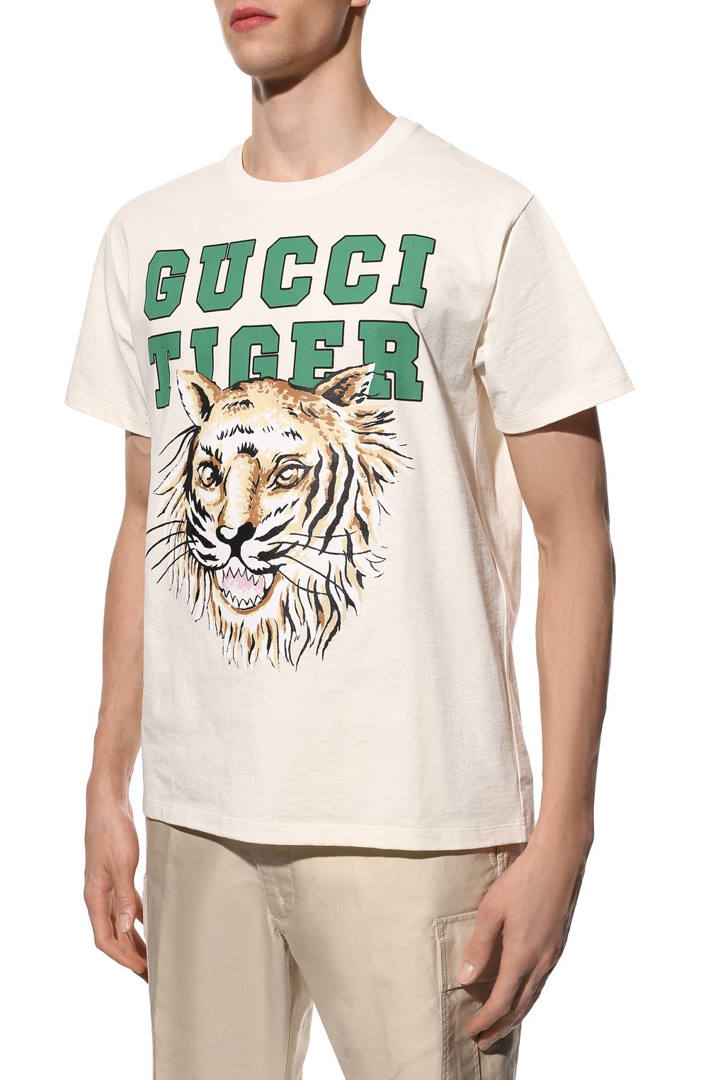 Хлопковая футболка GUCCI, арт. 548334/XJD3X, фото 3