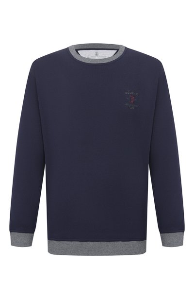 Мужской хлопковый свитшот BRUNELLO CUCINELLI, арт. MM8263390G
