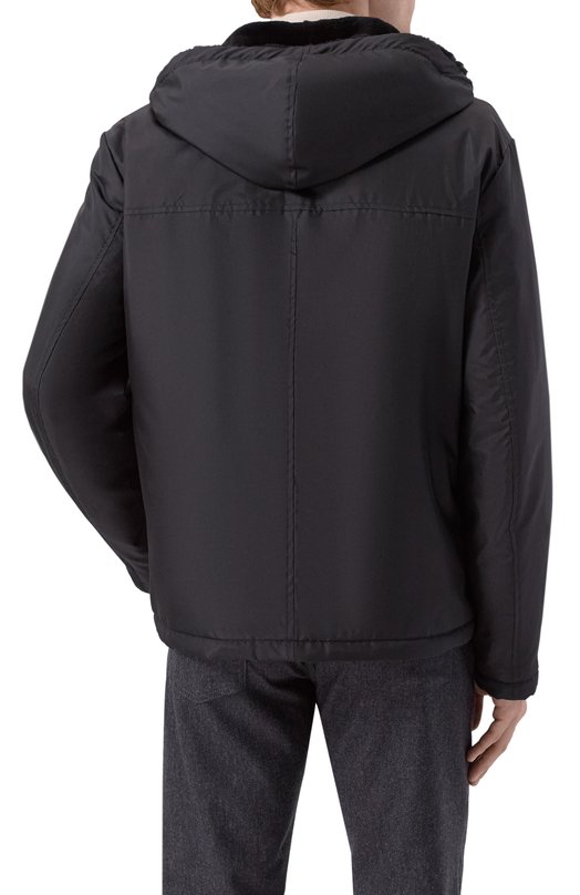 Шелковая куртка MVST M25.1PM.0003/ZEGNA SILKY Чёрный  M25.1PM.0003/ZEGNA SILKY Фото 4