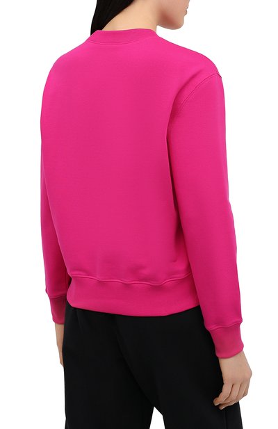 Хлопковый свитшот VERSACE фуксия цвета по цене 74150 руб., арт. A87516/A231242, фото 4 Хлопковый свитшот VERSACE, арт. A87516/A231242, фото 4